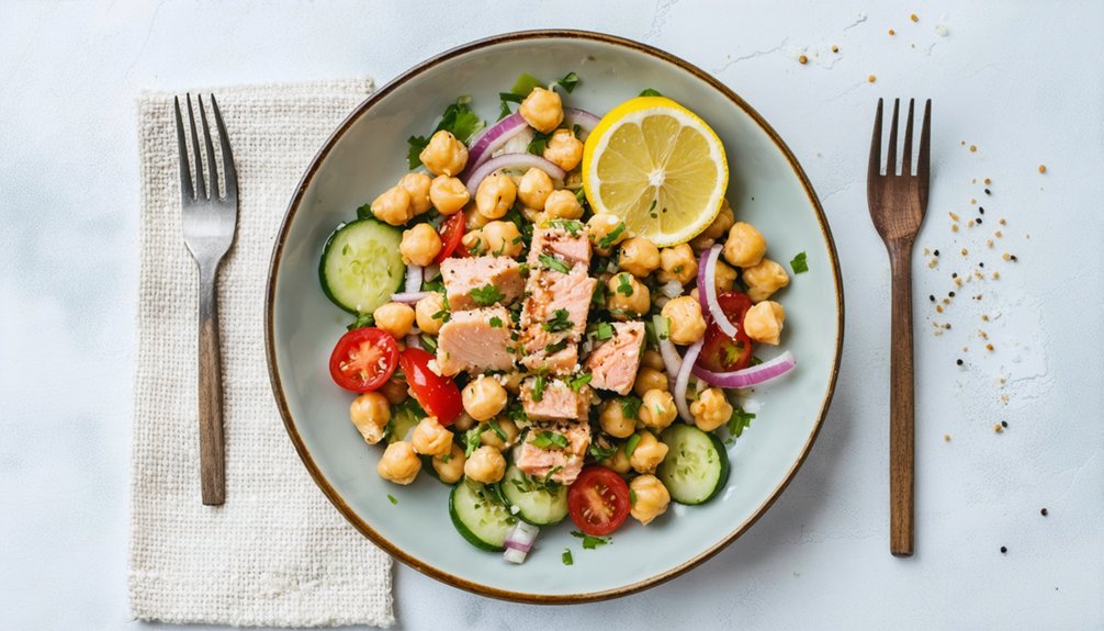 Tuna & Chickpea Salad Bowl